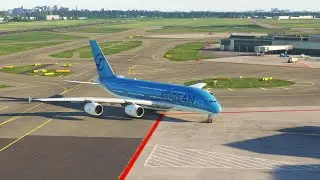 IMPOSSIBLE PLANE LANDING!!! AIRBUS A380-800 Landing At Airport