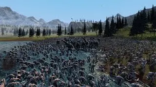 Fantastic battle between ORC vs DWARF+ELF+Archer+help UEBS