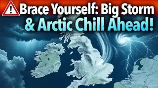 Приготовьтесь: впереди большой шторм и арктический холод! #UKWeather #StormUpdate #WeeklyForecast