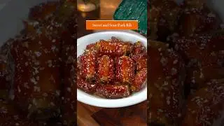 Свиные ребрышки в кисло-сладком соусе #вкуснаяеда #китайскаяеда #китайскийрецепт #кулинария #реце...