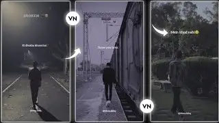 Sad Lyrics Video Editing Tutorial || How to Add Lyrics to Video in VN App