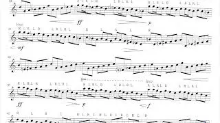 Earl Hatch - Etude for Marimba (1955) [Score-Video]