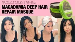 Маска для глубокого восстановления волос Macadamia Deep Hair Repair для тонких/сухих волос &mdash; демонстрация и обзор