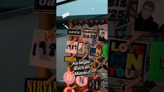Merch de OASIS en Mundo E #isch #IlustracionBordada #OASIS #MerchConciertos