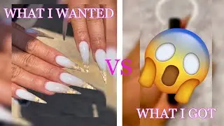 HOW TO DO GOLD ENCAPSULATED/OMBR&Eacute; USING FULL COVER TIP NAILS AT HOME- NO ACRYLIC