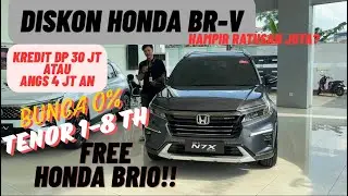 HONDA BRV TURUN HARGA‼️DISKON HAMPIR RATUSAN JUTA‼️NYESEL BELI SECOND‼️