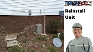 Reconnect Outdoor Unit After Home Has Been Lifted