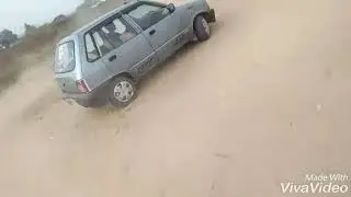 maruti 800 stunts