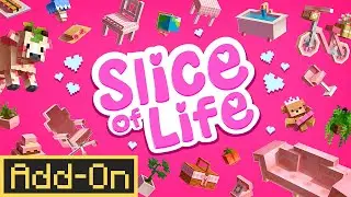 Fat Cats, Shibas & Fairy Lights?! | Minecraft Bedrock Slice of Life Add-On