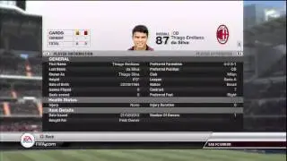 Fifa 12 - Thiago Silva in a Pack.