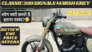 2023 Classic 350 Signals Marsh Grey Full Detailed Review | Price & EMI | Best Colour ❤️