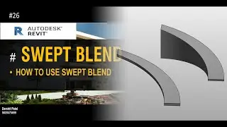 #25 Swept Blend | How to create Swept Blend | model in place | revit tutorial in Hindi