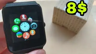GT08 Smart watch 8💲| Camera 0.2 Mpx | Bluetooth 3.0 | SIM card - Unboxing and Review
