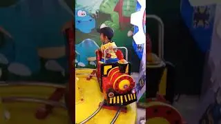 Nicholas @ Fun Nation riding the train