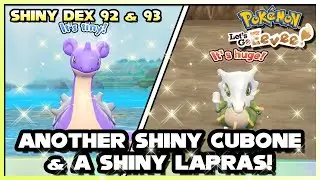 ANOTHER SHINY CUBONE AND A SHINY LAPRAS ON THE SAME DAY!!