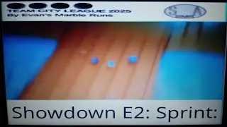 Who is the fastest? Team City League 2025 Showdown E2 - Sprint: (marble race)