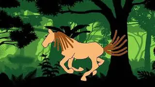 A horse rotoscope