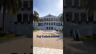 Recce at Taj Falaknuma Palace, #Hyderabad | #77Weddings #77Hospitality | #LuxuryWeddings