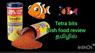 Tetra bits fish food review தமிழில் #tetrabits #fish #fishfood #fishfoodreview || RB Visions