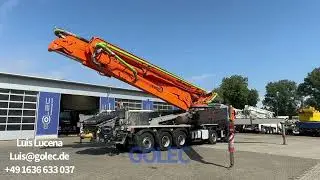 VERKAUFT - MK100033 - Volvo FM12 FM 510 10x4 Betonpumpe PUTZMEISTER M 56-5 aus Baujahr 2017