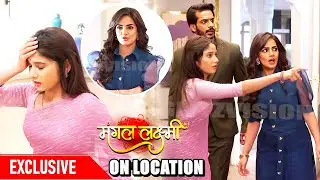 Mangal Lakshmi: Lakshmi Getz DIZZY! Tries To Show Jiya & Krish Something | ON LOCATION