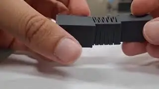 SLA 3D Printed Live Hinges #shorts