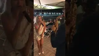 Natalie Page and Janis Danevics live show in Cannes