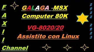 Galaga MSX 80K VG 8020 Home Computer Z80A #msx