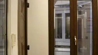 Finestra con scuretto e Gelosia esterna effetto Legno