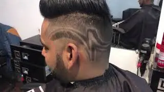 3D Effect hair Tattoo
