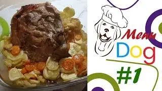 Dog Menu. Индейка с овощами