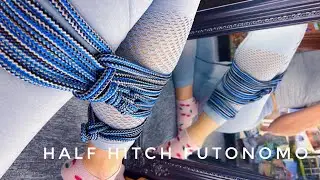 Exploring half hitch futonomo / Decorative Shibari-Inspired