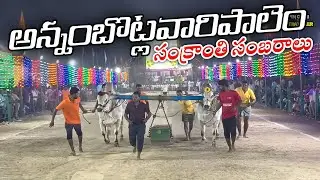 Annambotlavaripalem Bull Race | Traditional Village Bull Racing | Andhra Pradesh | 523171
