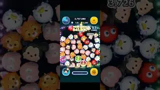 TSUM TSUM 500 thousand medals using skill 6 MICKEY+ #ツムツム メダル50万枚達成
