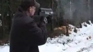 Calico-Mac test fire in full auto!