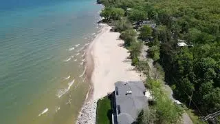Current beach conditions at La Spiaggia hosted by Third Coast Vacations in Michiana, Michigan.