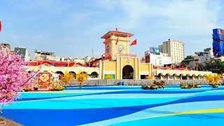 TẾT SÀI GÒN 2026 | BẤT NGỜ RỪNG ĐÀO MAI THUYỀN HOA Ở CHỢ BẾN THÀNH ,ÁO DÀI ĐẠI NÁO SÀI GÒN CUỐI TUẦN