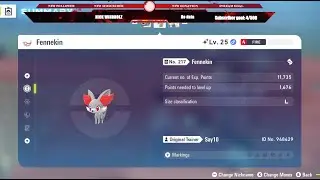 Shiny Fennekin Caught ! | Legends ZA