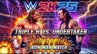 🥊🥊WWE 2K25 - Triple H vs. The Undertaker - Hell in a Cell Iron Man Match | PC  [4K60]🥊🥊
