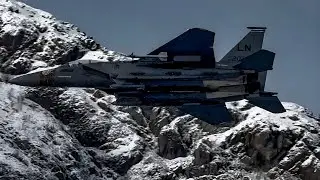 A Snowy Starts To the Year In The Mach Loop (CV22 OSPREY, F35A’s & B’s & F15E Strike Eagles