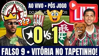 🔴 AO VIVO • VITÓRIA!😎 PÓS DE BOTAFOGO 0X0 FLUMINENSE • MERCADO DA BOLA: ESTÃO TENTANDO UM FALSO 9?