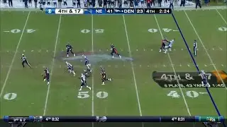 Tim Tebow Gets Sacked & Loses 29 Yards (4K60fps)