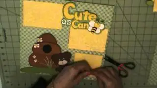 Cute as Can Bee Scrapbook Layout