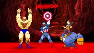 Marvel VS Capcom 2 - Zangief/Captain America/Tron Bonne - Expert Difficulty Playthrough
