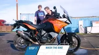 How to clean your motorbike 6t9 style with James Whitham