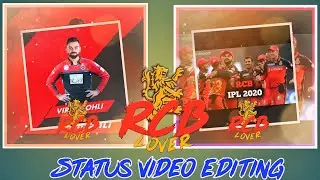 RCB status video editing | IPL status video editing | RCB status |kinemaster video editing #iplt20