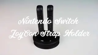 3D printed Nintendo Switch Joy-Con strap holder - 3D printing, fusion 360 -