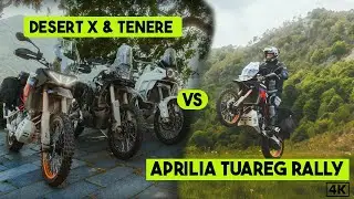 Which Wins? Aprilia Tuareg Rally vs Ducati DesertX vs Yamaha Tenere | Hardcore Adventure in Italy