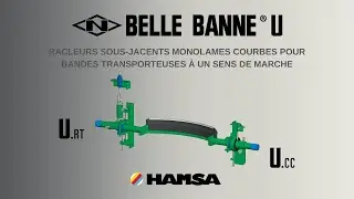 BELLE BANNE U : Racleurs pour Bandes Transporteuses