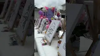 Beautiful bridal shower decor